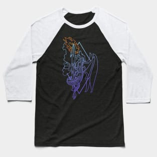 Dragon's Sword Baseball T-Shirt